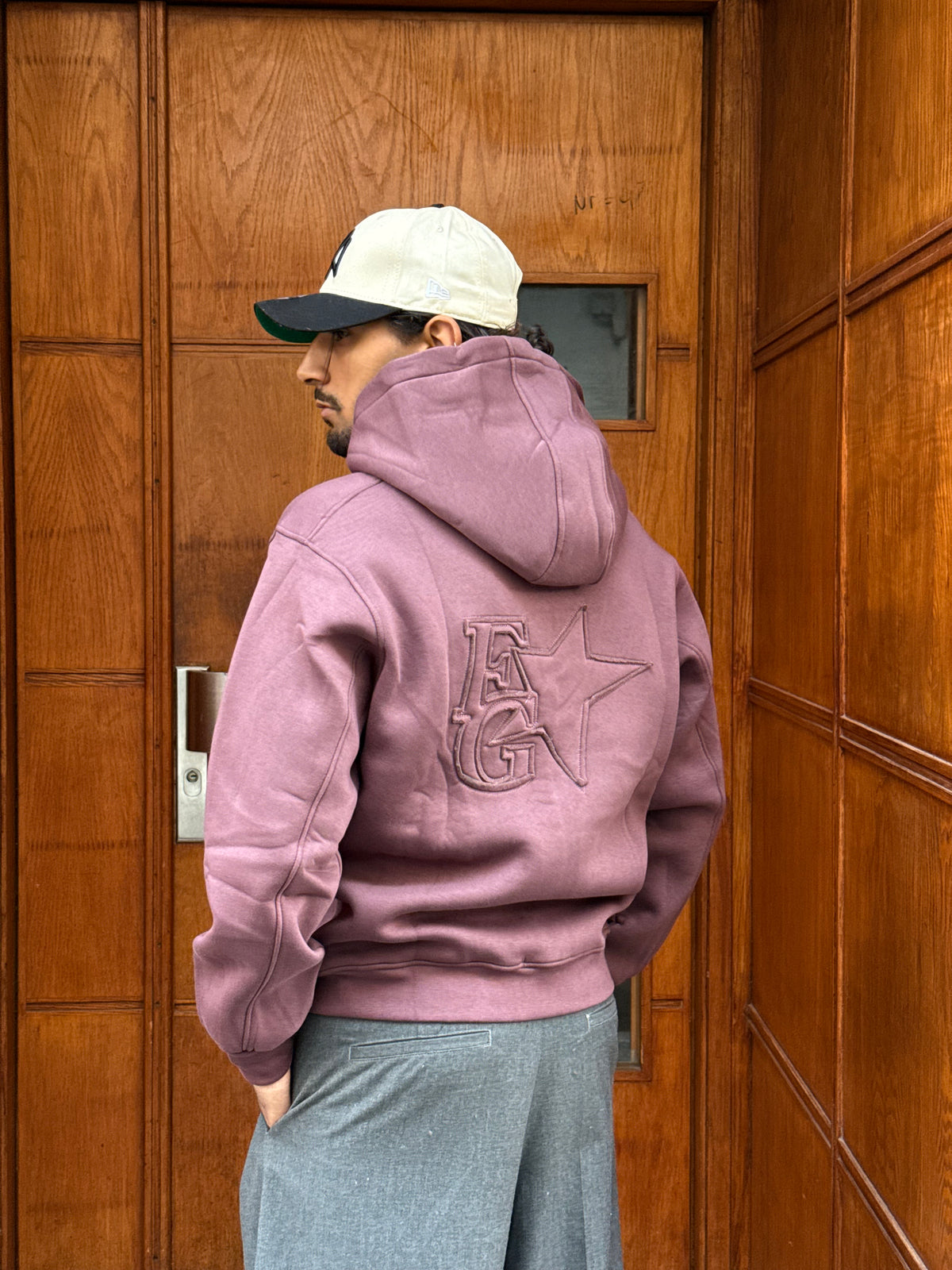 HOODIES ZIP EG BURGUNDY BL