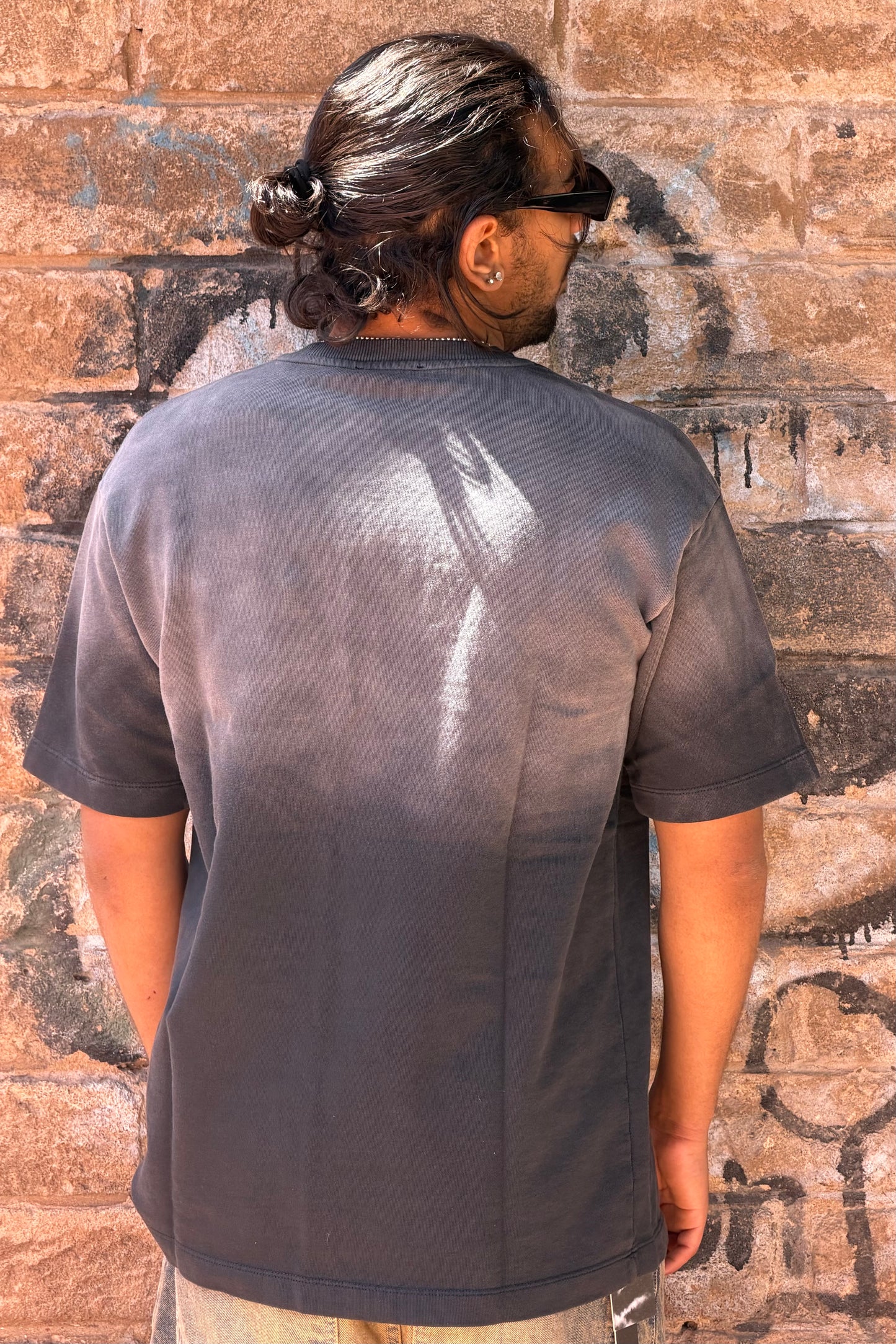 T-SHIRT WASHED BROOKLYN BLACK