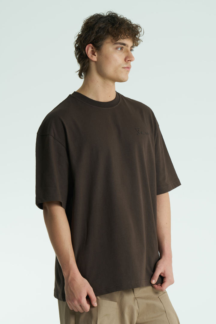 T-SHIRT SW BROWN 5082