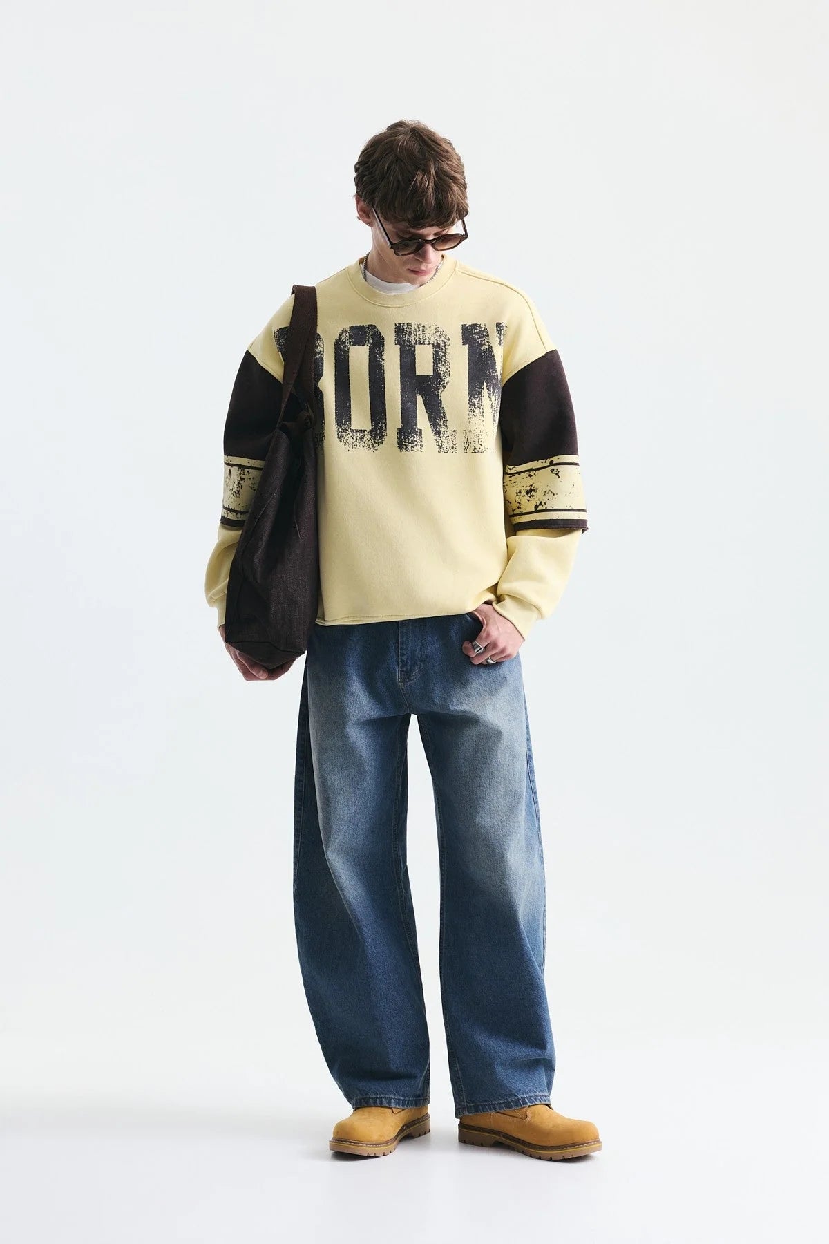 SWEATSHIRT BORN YELLOW VM V70-237