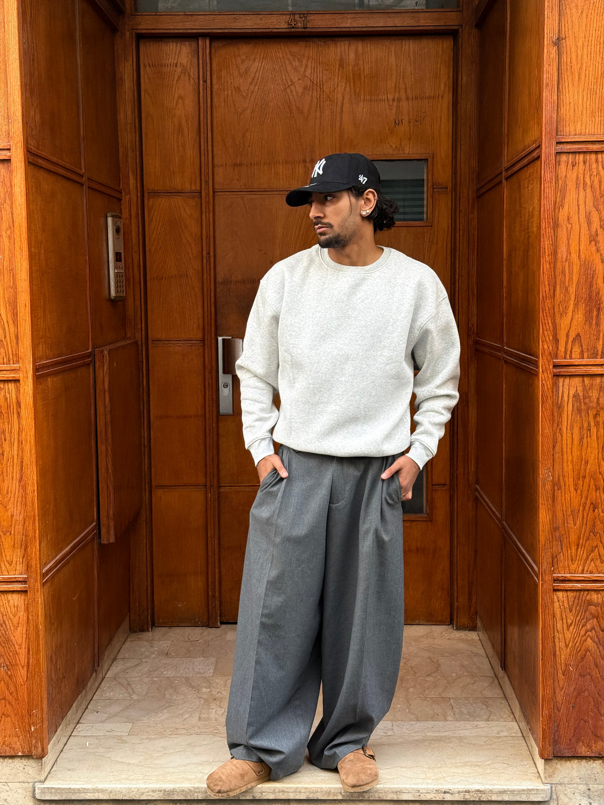 SWEATSHIRT BASIC JL GREY