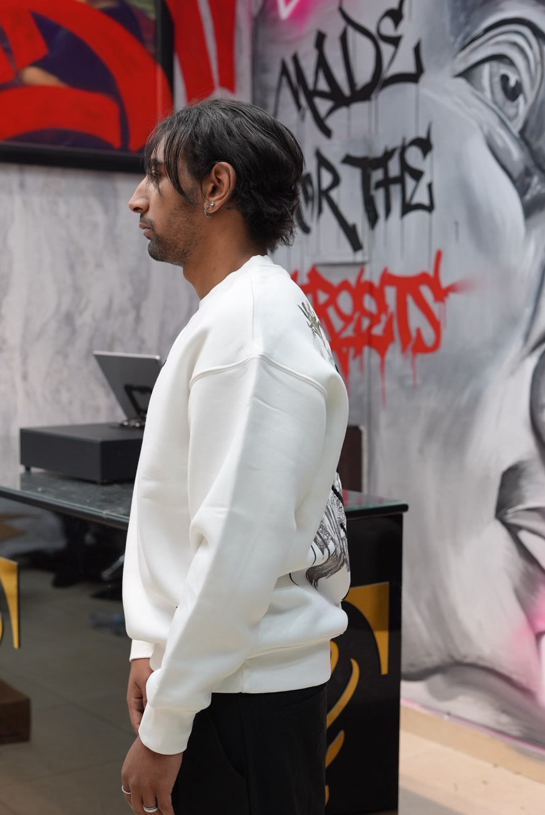 SWEATSHIRT AWARENESS WHITE 257019