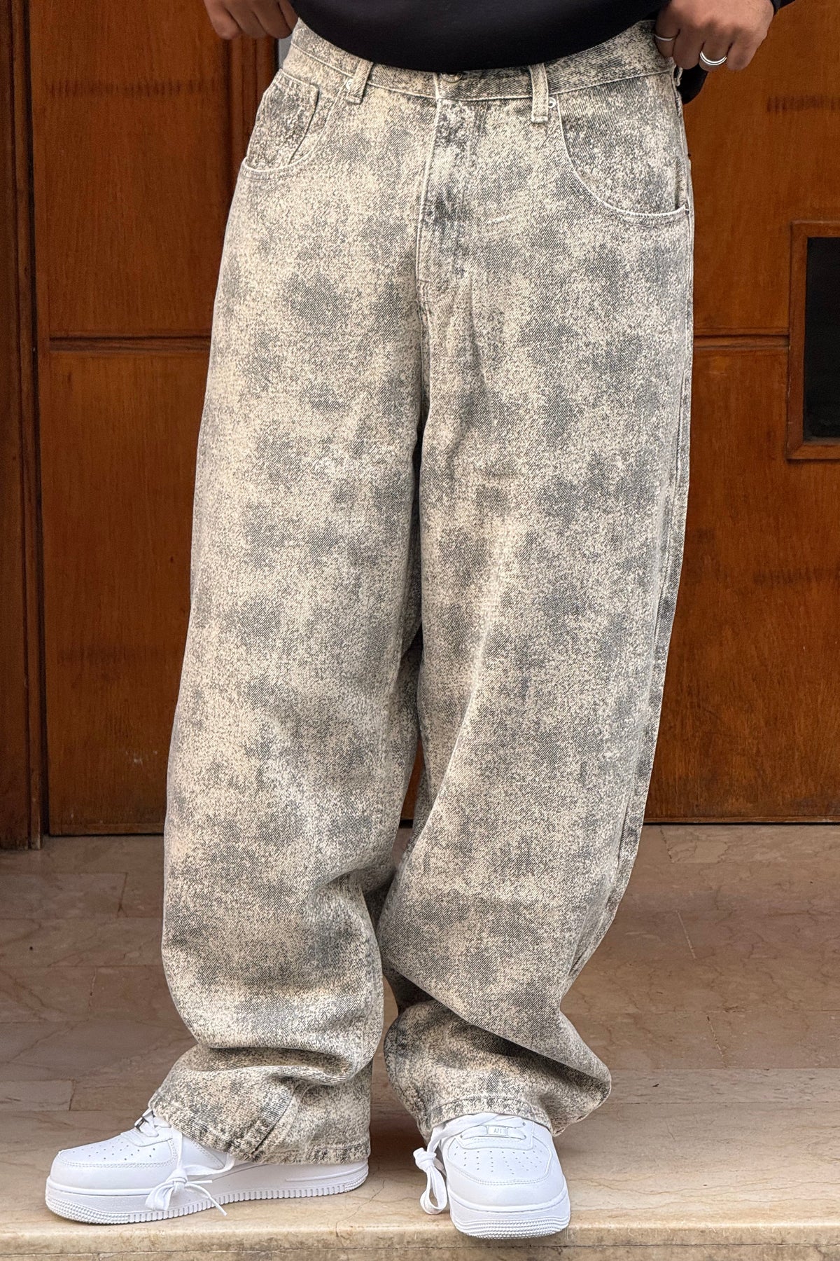 BAGGY JEANS IMPRIME TCHATCHA