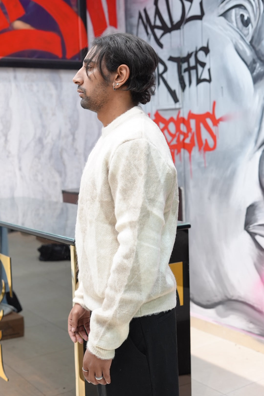 TRIKKO JACQUARD BEIGE V60-19