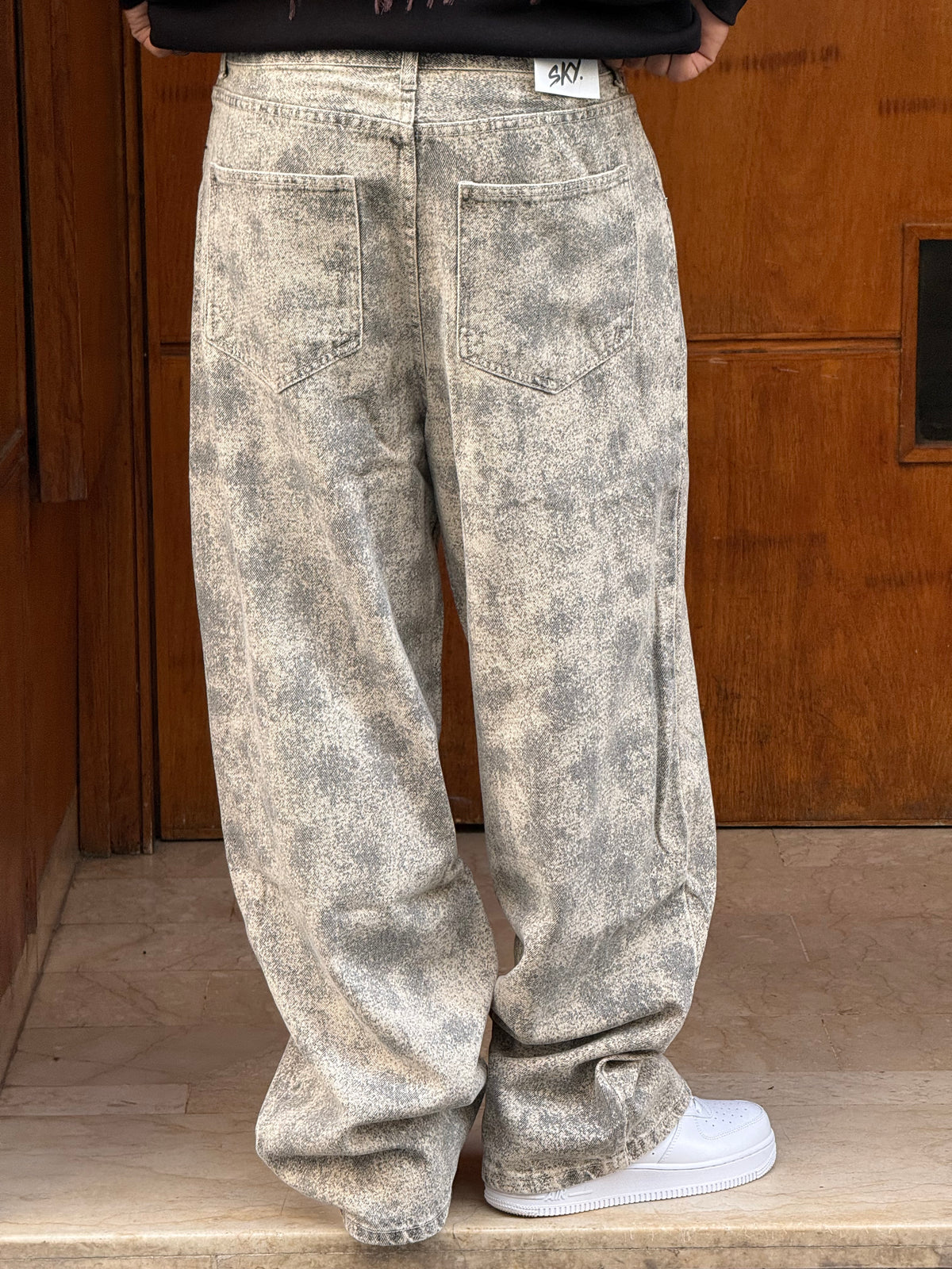 BAGGY JEANS IMPRIME TCHATCHA