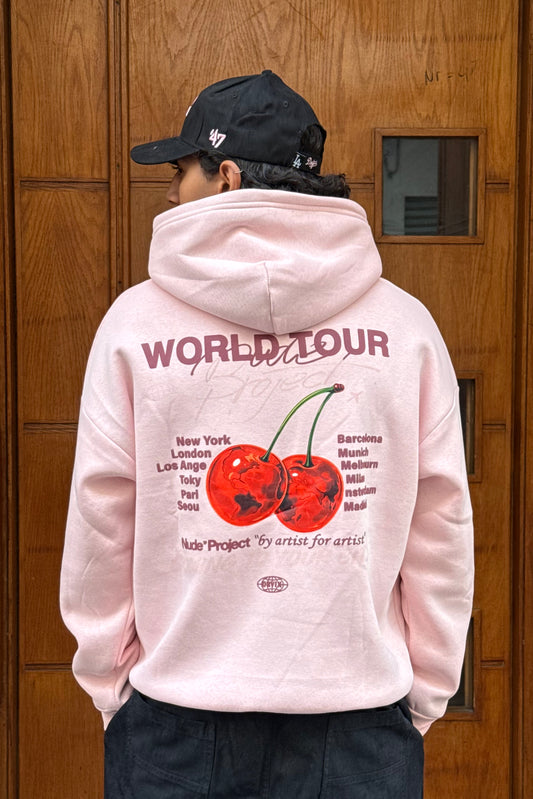 HOODIES WORLD TOUR PINK OVX