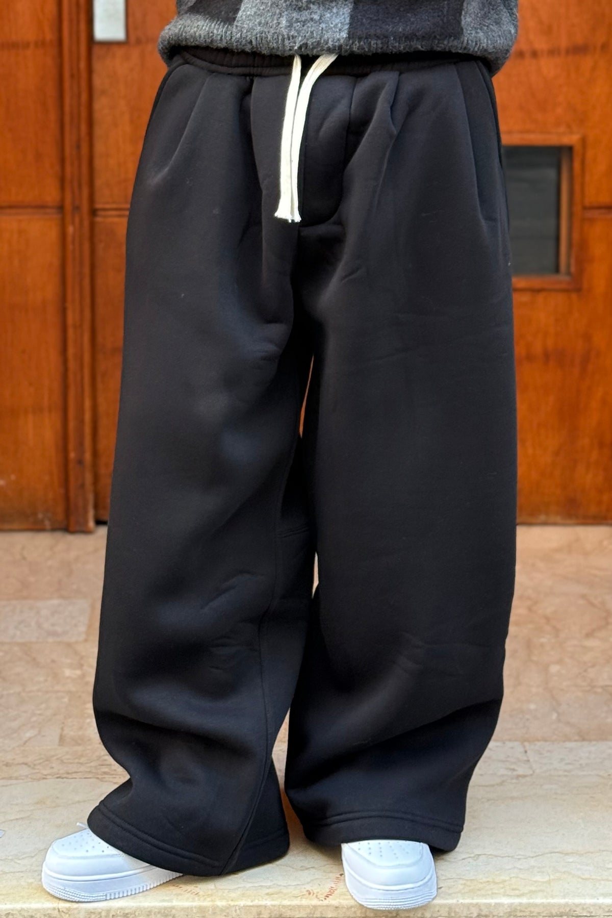 SUPPER BAGGY SWEATPANTS BLACK OVX