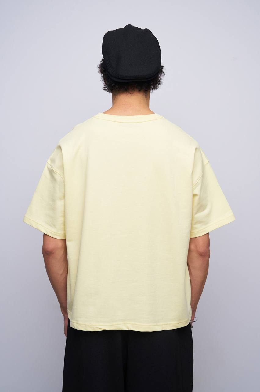 T-SHIRT CROPPED BOYS MINIGHT YELLOW BR 20-217