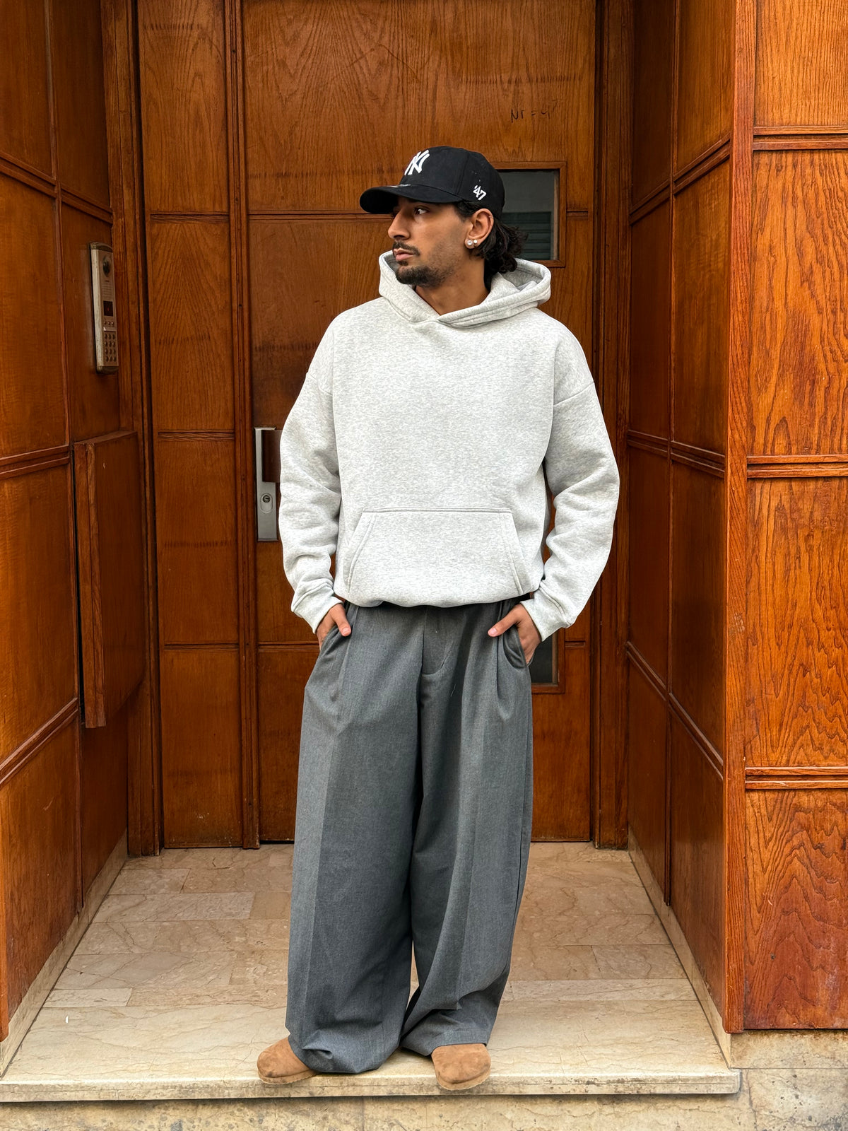 HOODIES BASIC GREY OVX