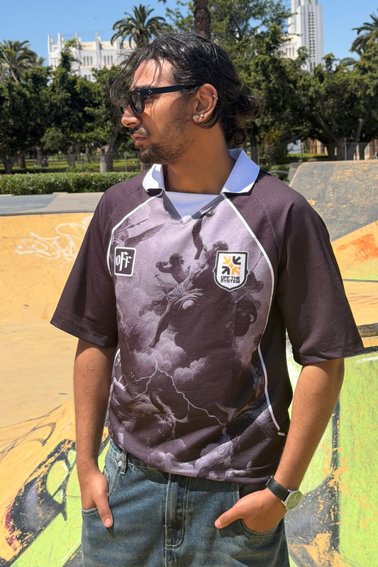 AMERICAN T-SHIRT OFF BLACK 8895