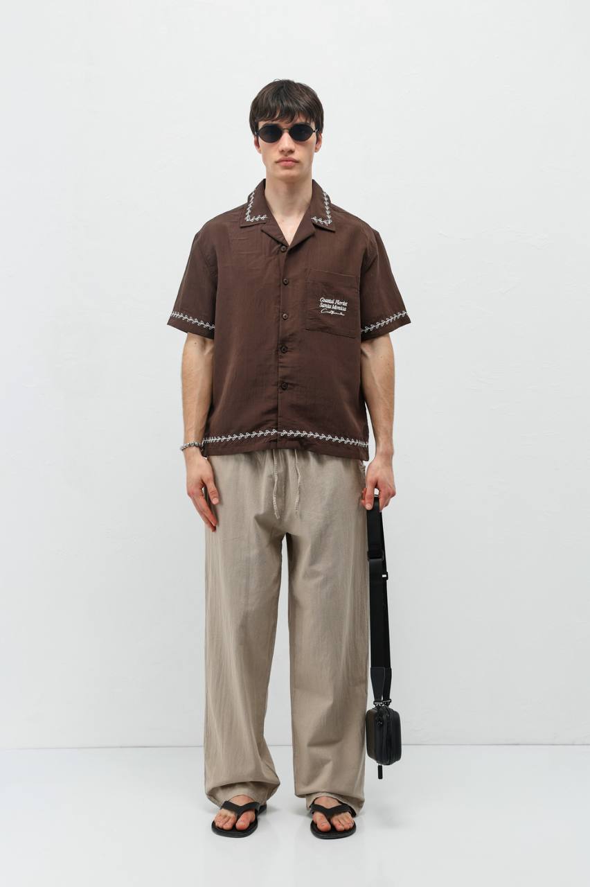 CHEMISE VM BROWN V40-99