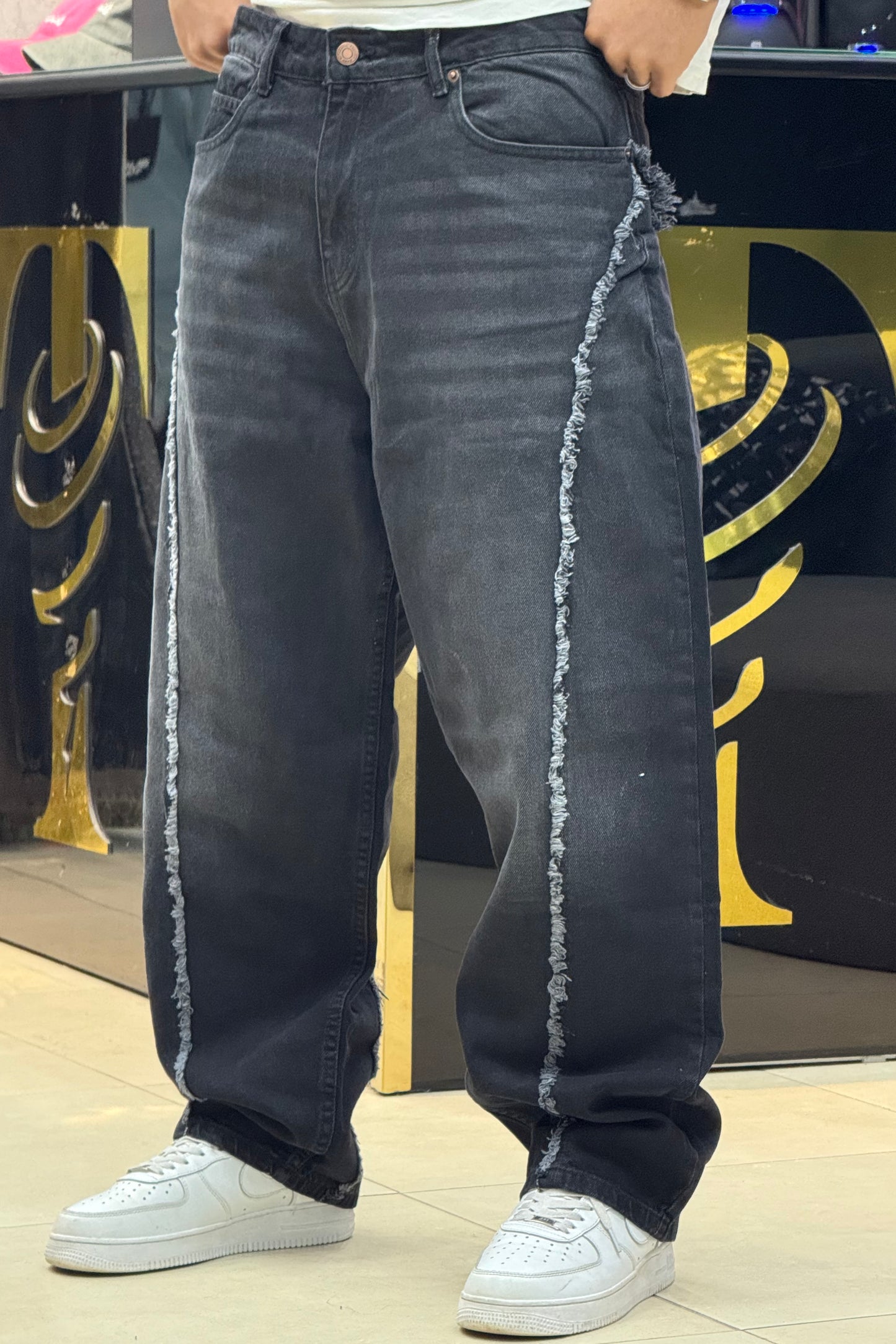 BAGGY JEANS STORM NOIR