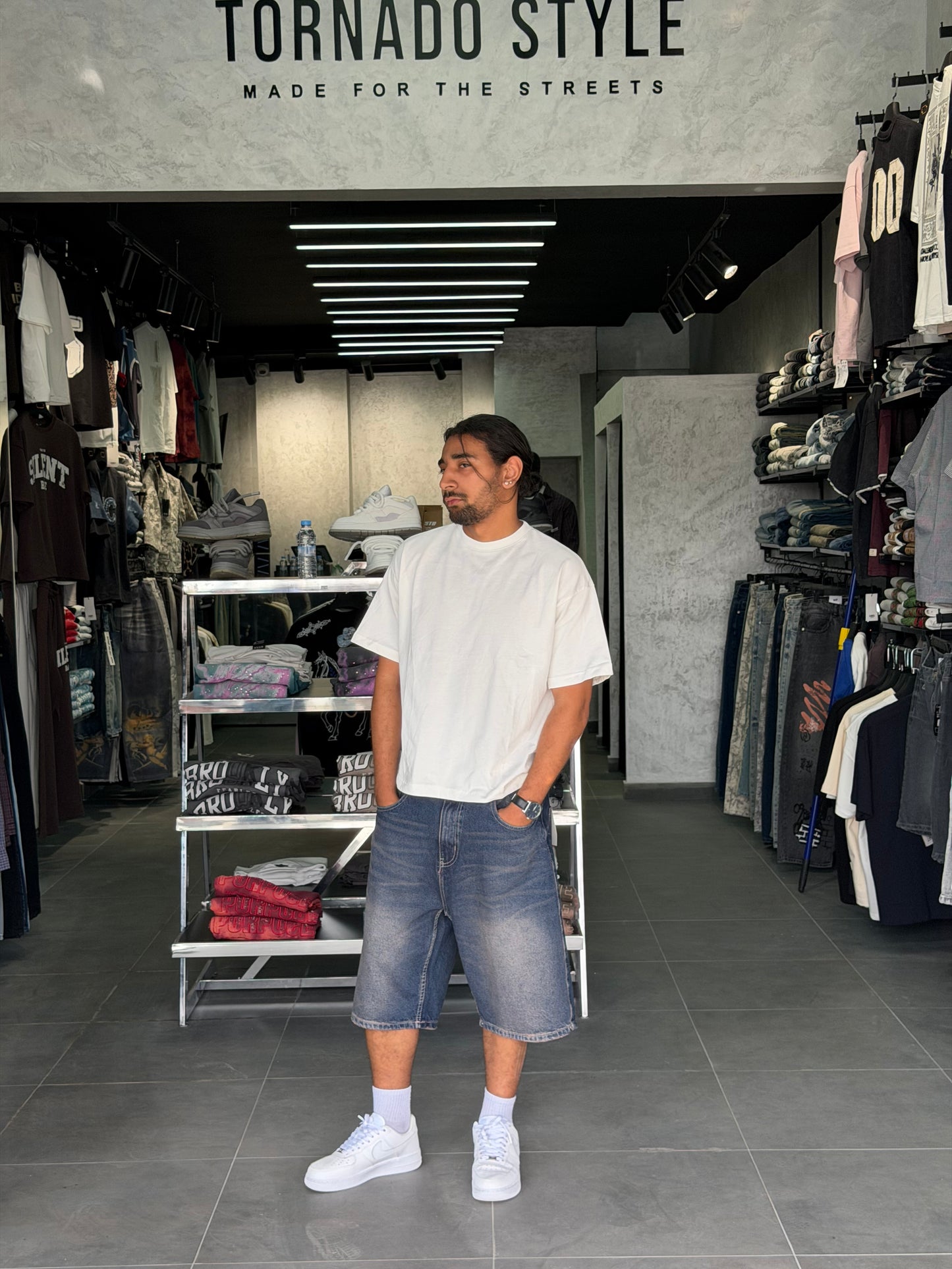SKATER JORTS TORNADO STYLE DIRTY FONCE