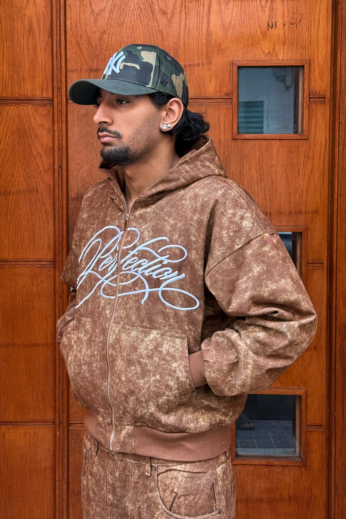 ENSEMBLE IMPRIME BROWN PERFECTION