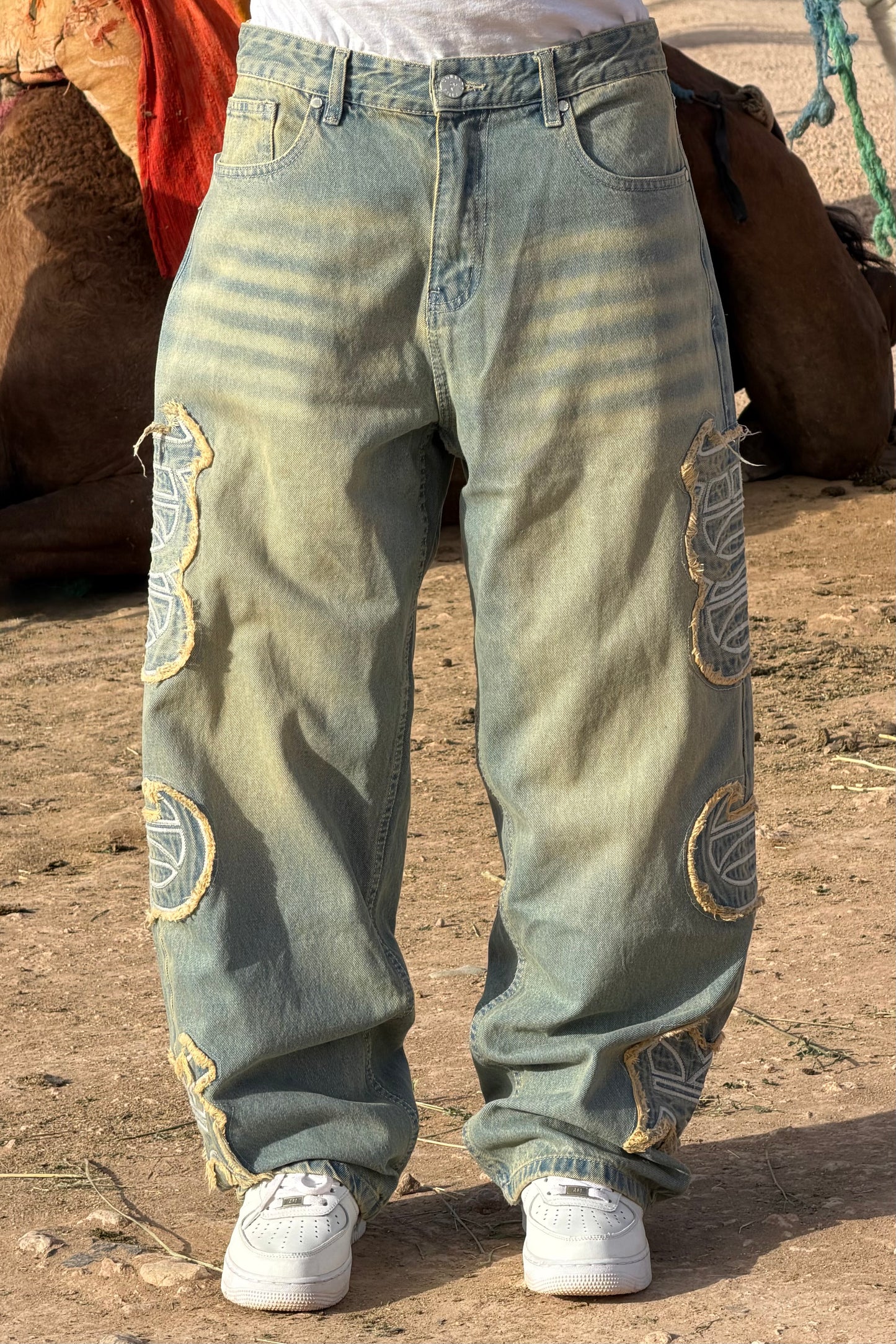BAGGY JEANS L’INTROUVABLE (DIRTY VERT)