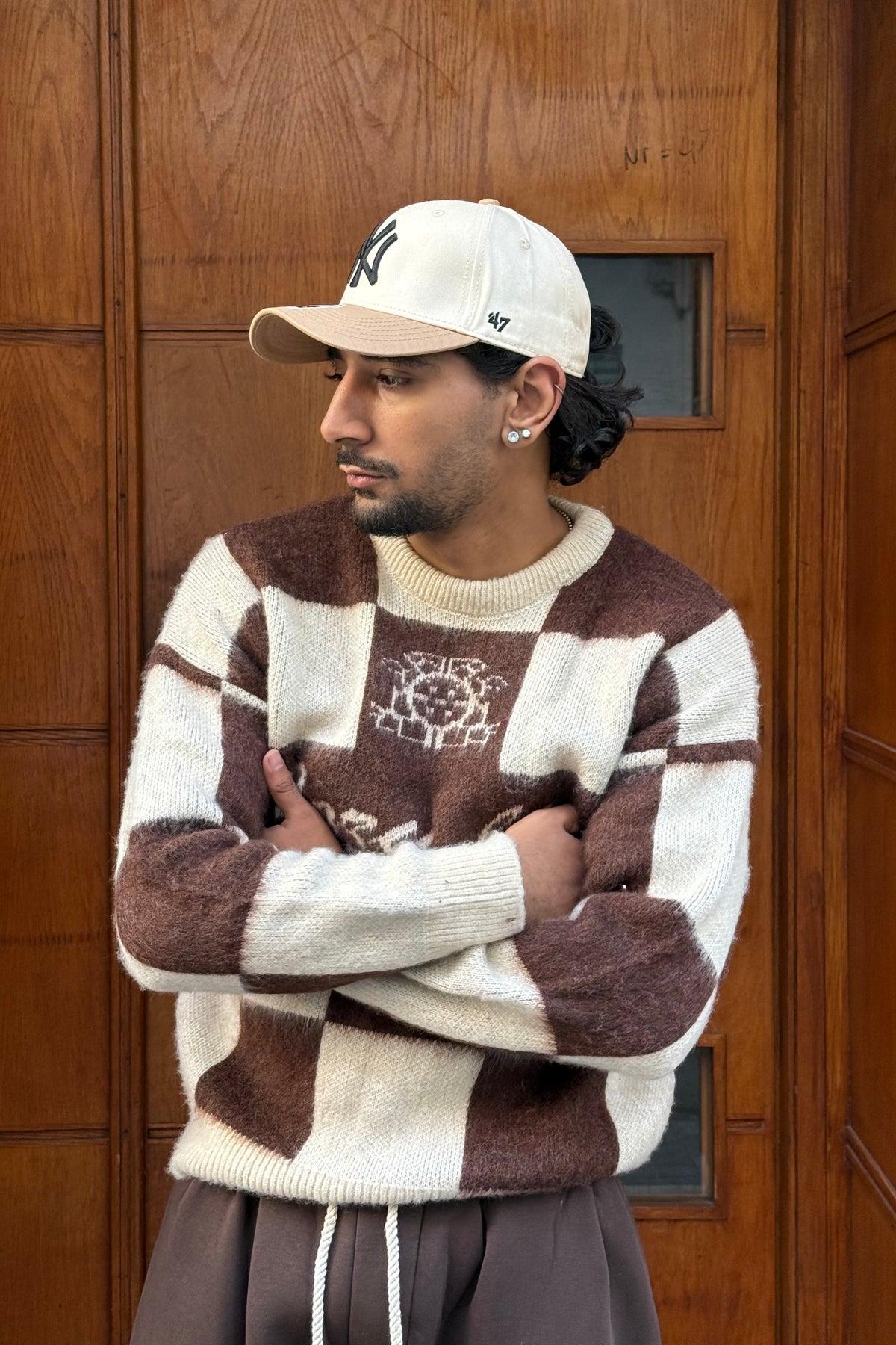 JUMPER COZY LIFE BROWN RT 60-10