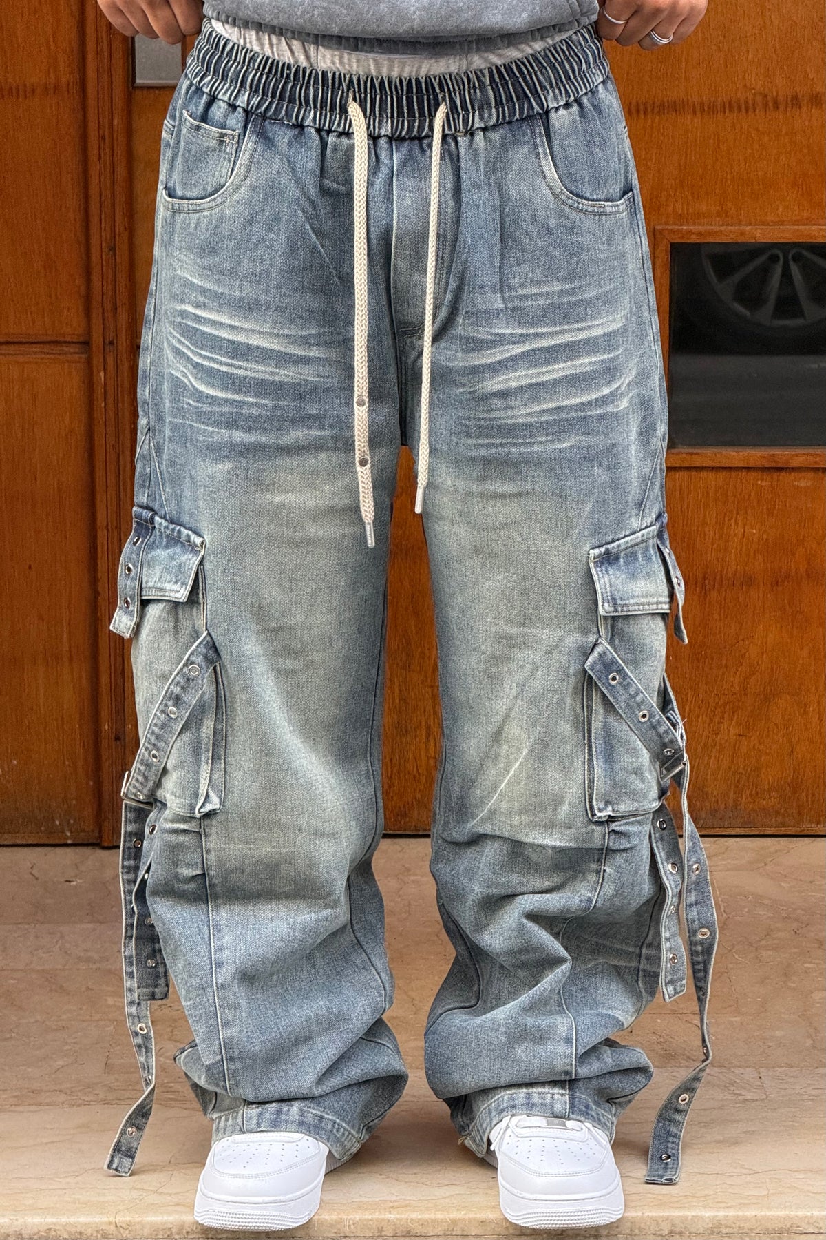CARGO JEANS LASER DIRTY CN