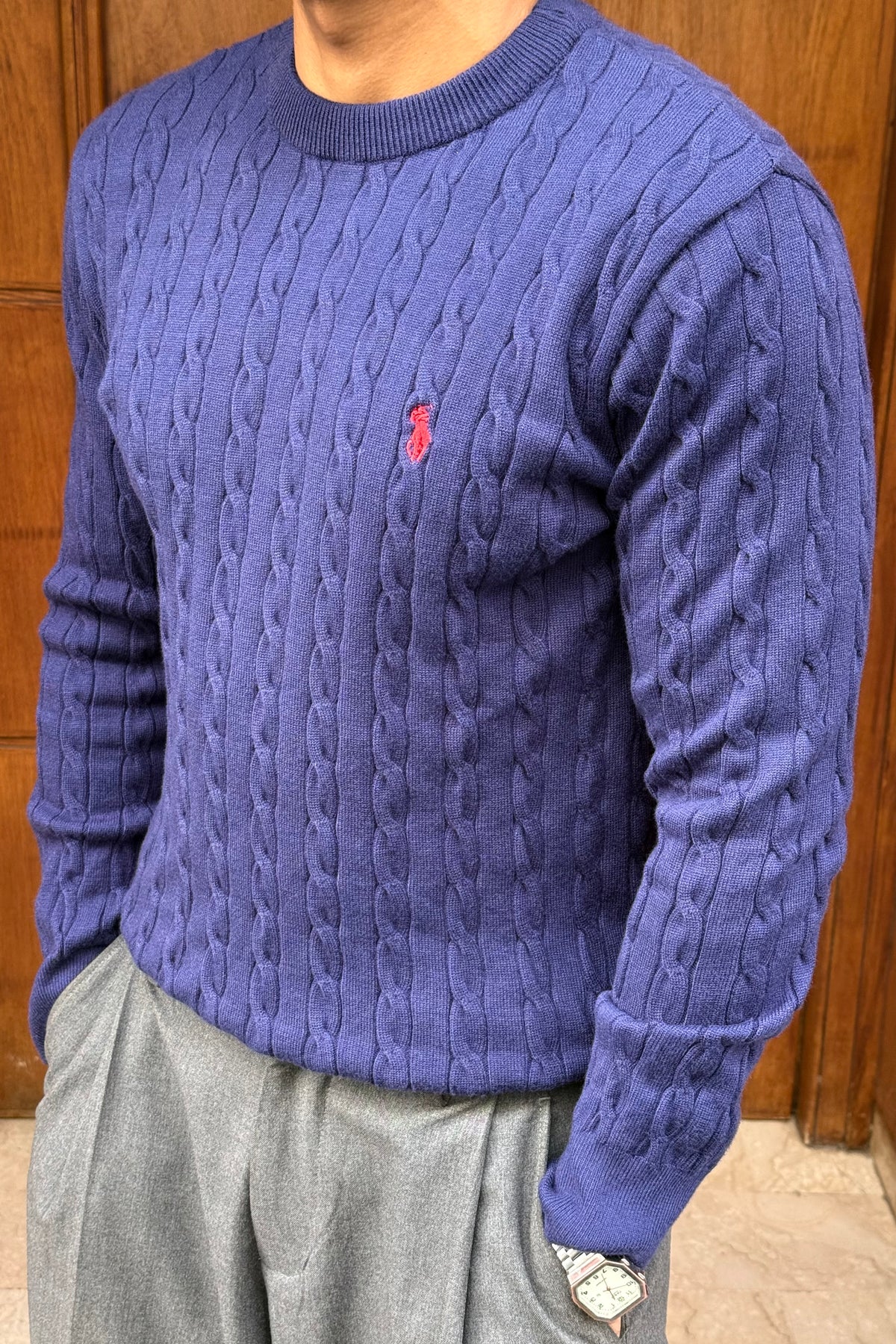 PULL RALPH LAUREN BLUE