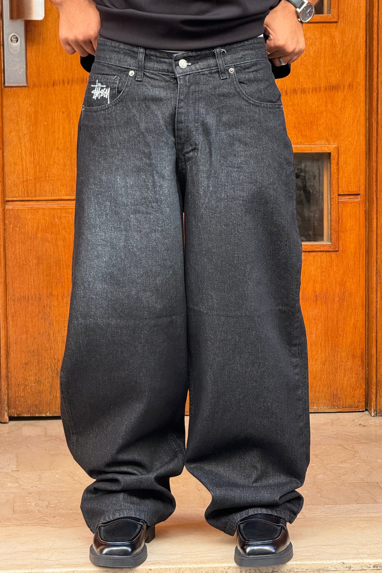 SUPPER BAGGY STUSSY BRIDGE BLACK