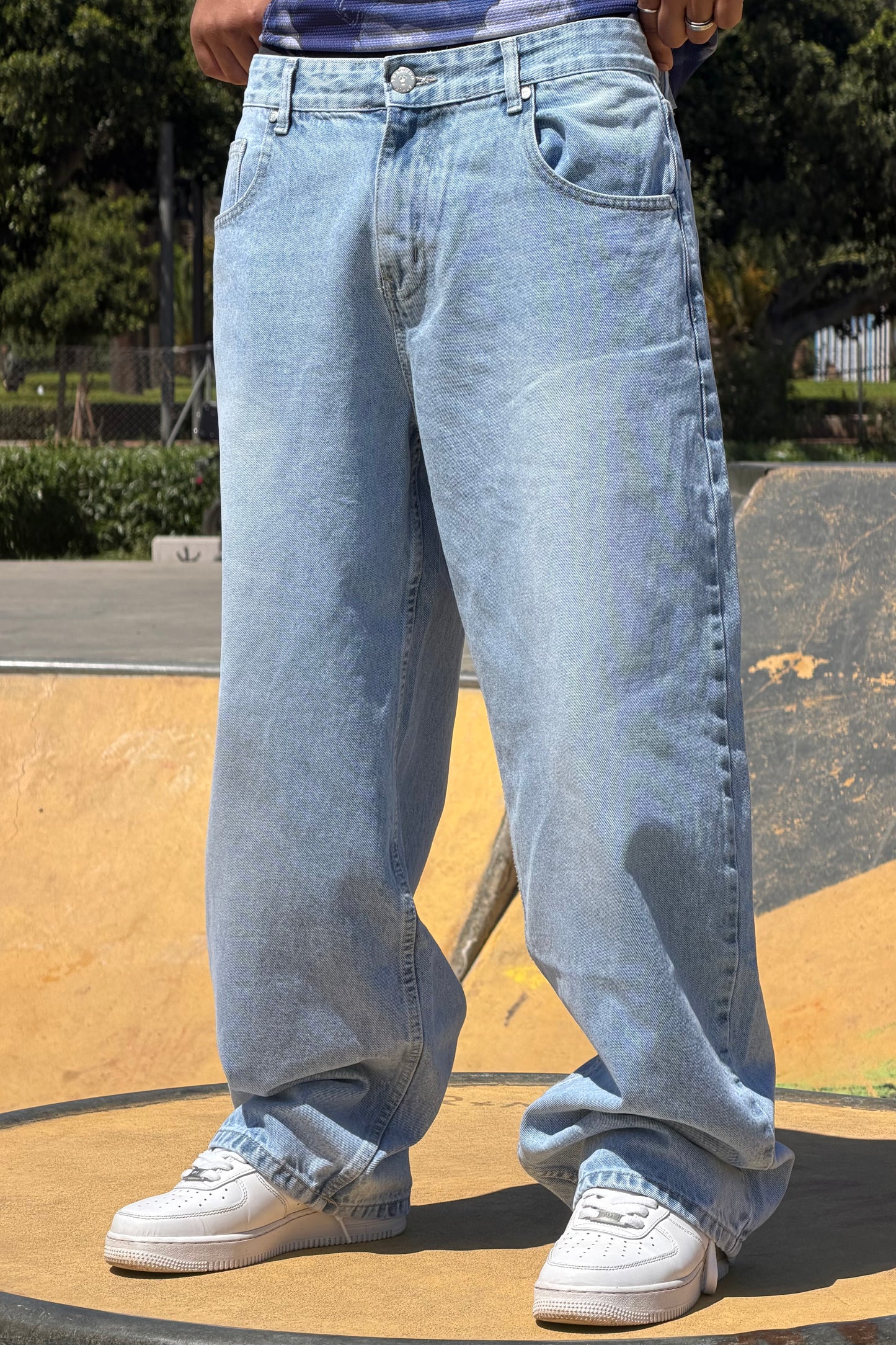 SUPPER BAGGY JEANS TORNADO STYLE BLEU DELAVE