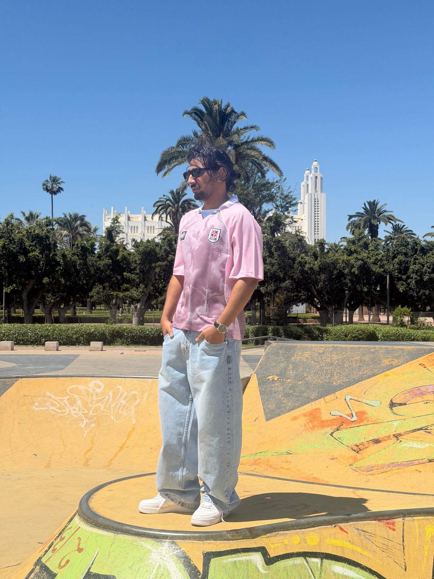 AMERICAN T-SHIRT OFF PINK 8895