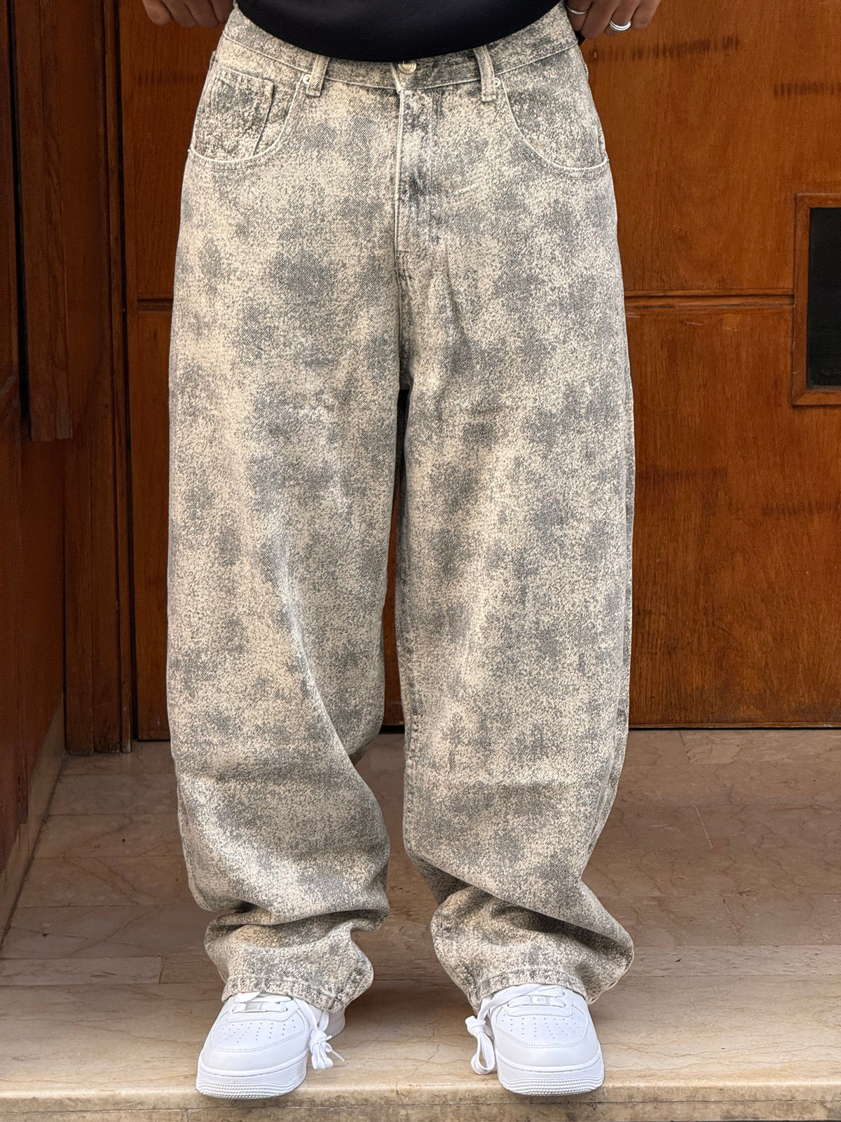 BAGGY JEANS IMPRIME TCHATCHA