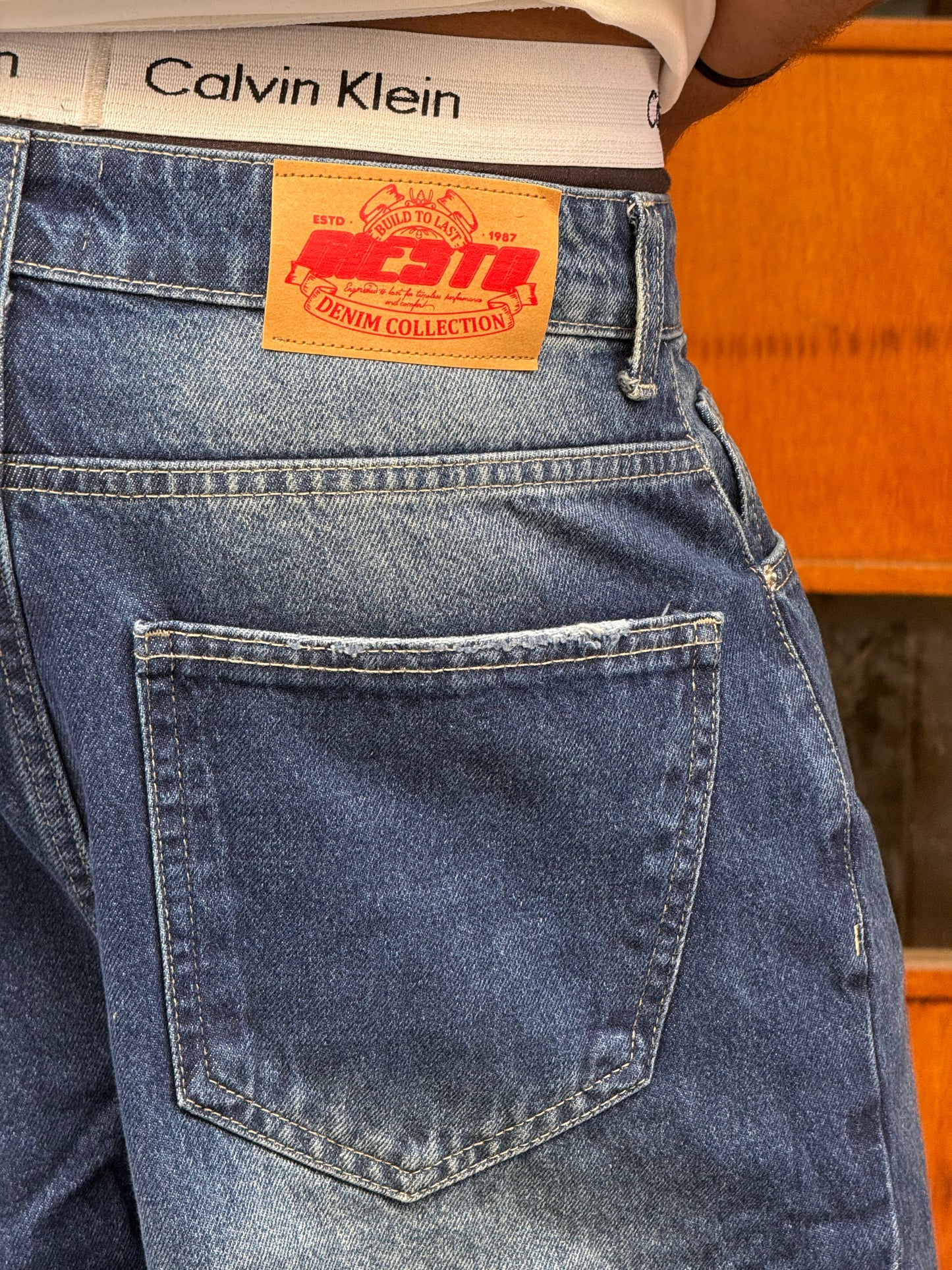 BALLOON FIT JEAN BLEU GST 00450