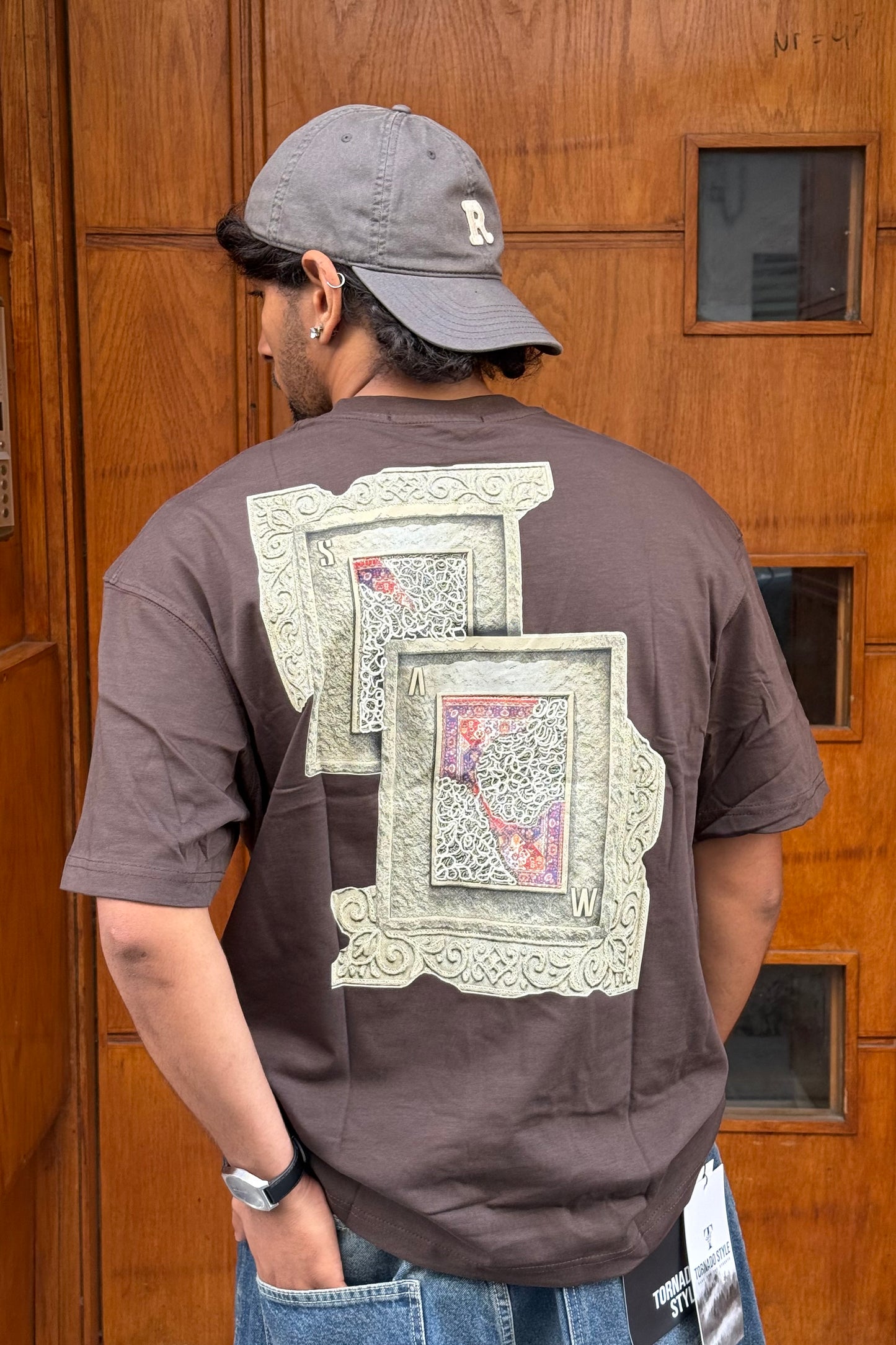 T-SHIRT SW BROWN 5107