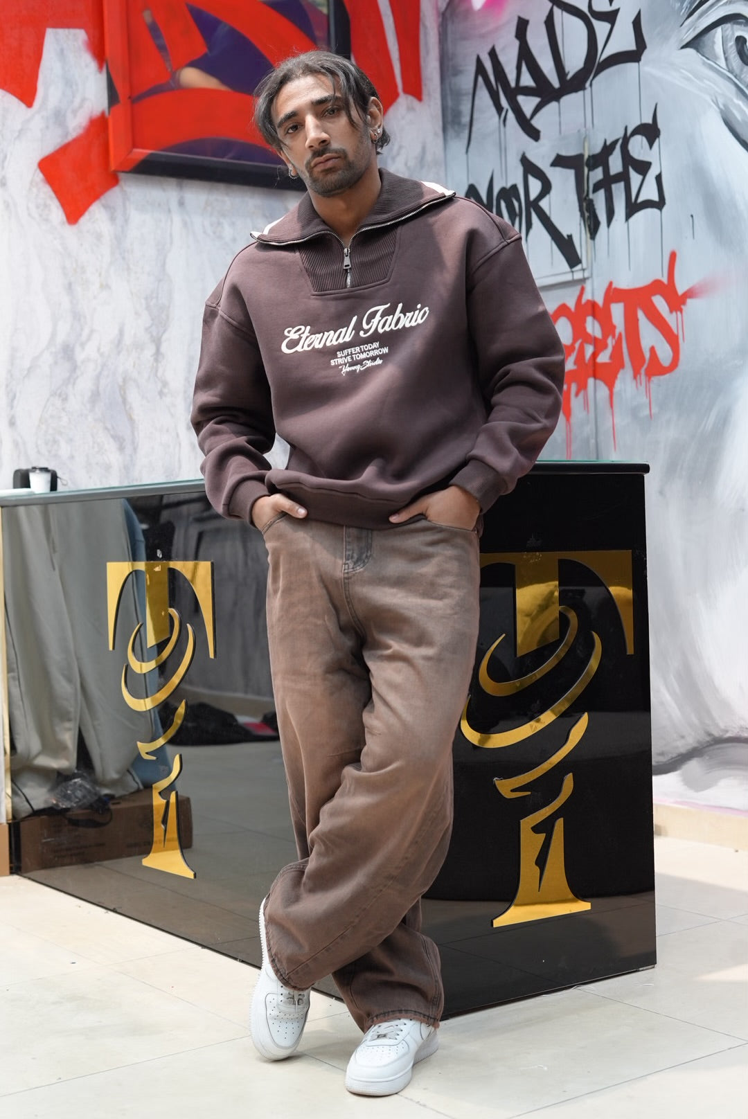 FILIPPO ZIP ETRNAL BROWN V70-103