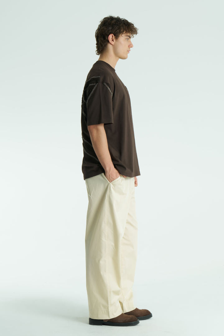 T-SHIRT SW BROWN 5085
