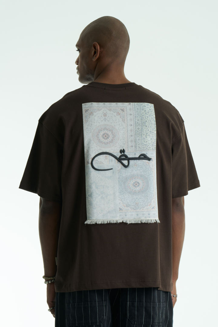 T-SHIRT SW BROWN حق 5053