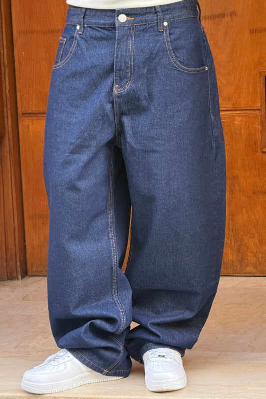 SUPPER BAGGY JEANS TORNADO STYLE (BLEU BRUT)