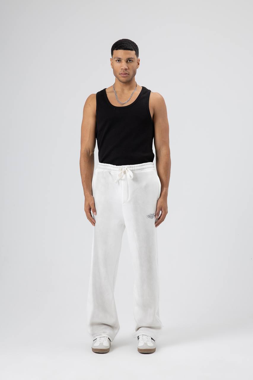 SWEATPANTS WASHED WHITE E80-24