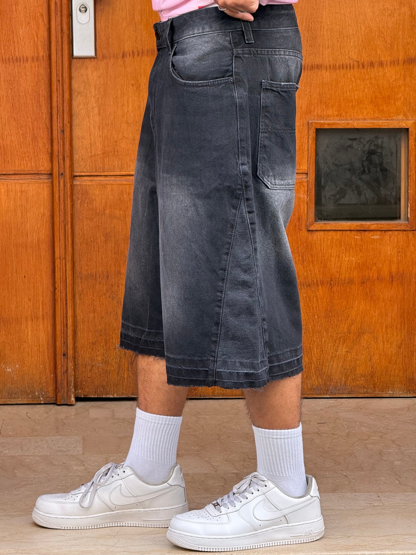 BAGGY JORTS FLARE BLACK BS