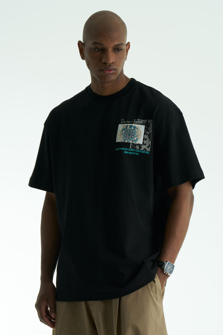 T-SHIRT SW BLACK 5075