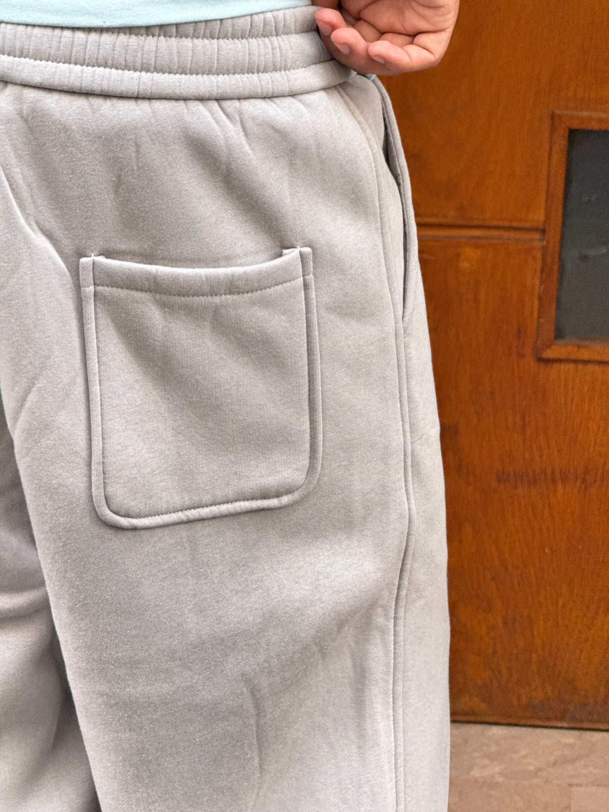 SWEATPANTS WHITE WASHED CN