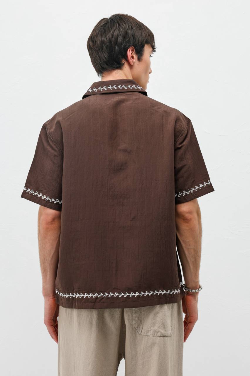 CHEMISE VM BROWN V40-99