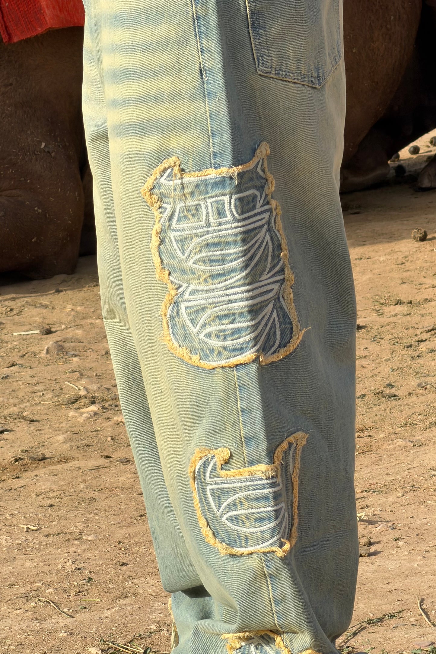 BAGGY JEANS L’INTROUVABLE (DIRTY VERT)