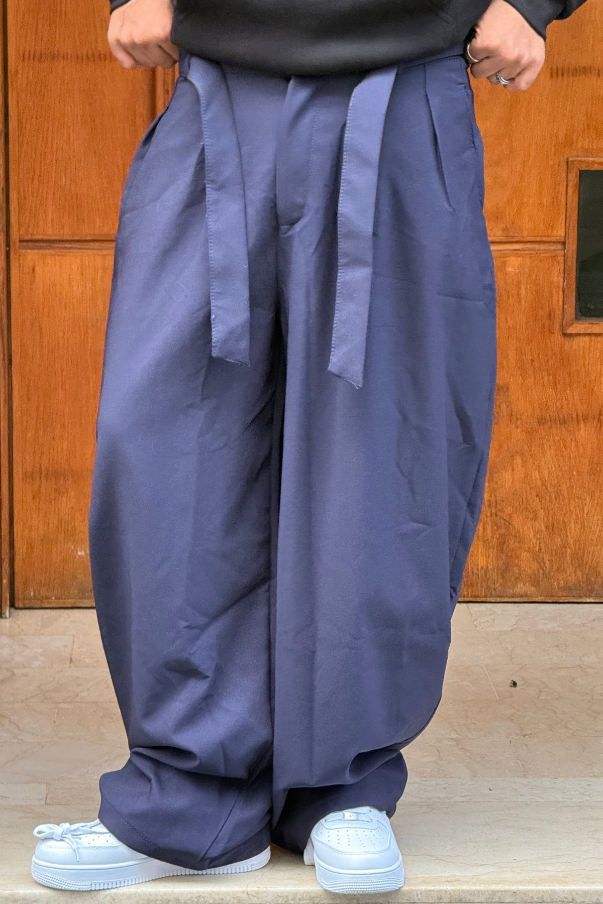 TROUSER PANTS OVERSIZE (BLUE) V80-38