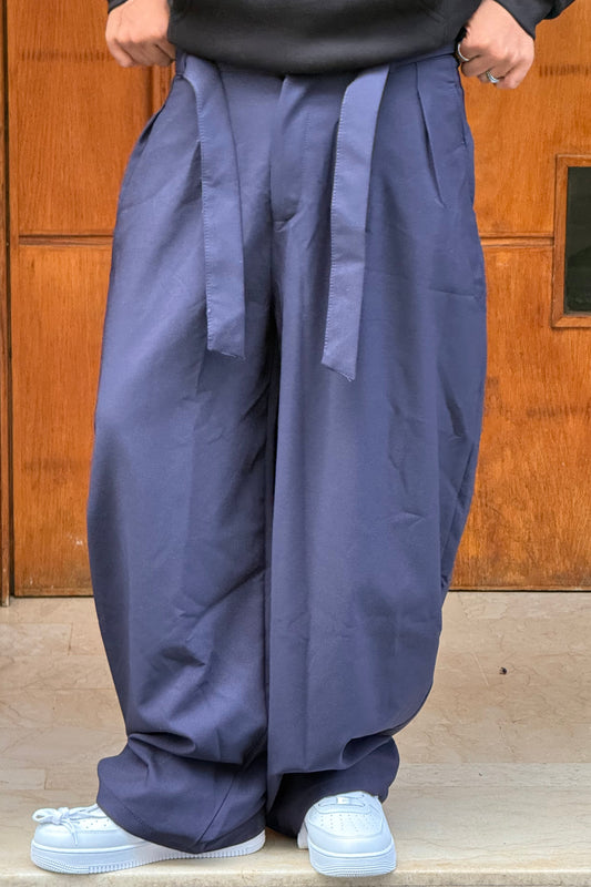 TROUSER PANTS OVERSIZE (BLUE) V80-38