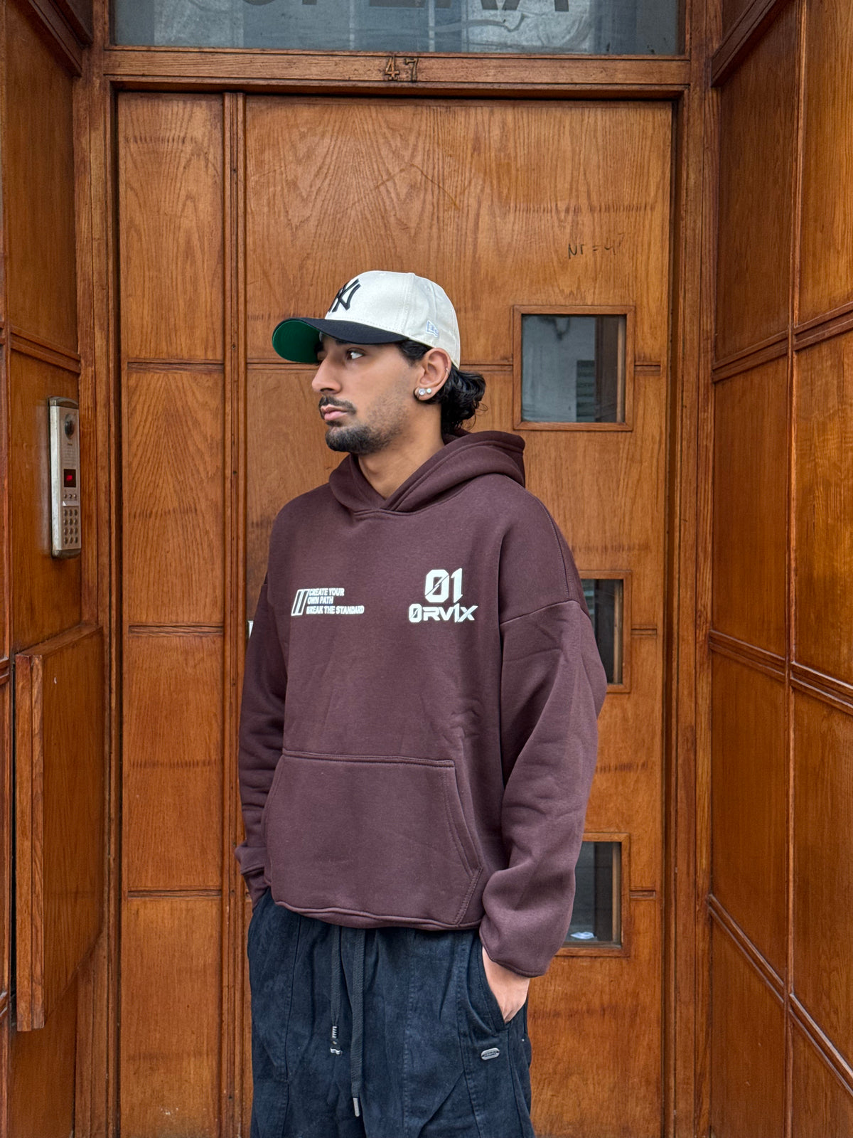 HOODIES ORVIX 01 BROWN OVX