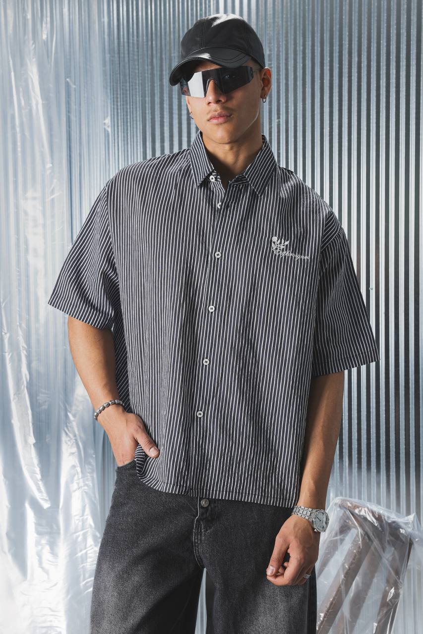 CHEMISE CROP ES GREY E40-63