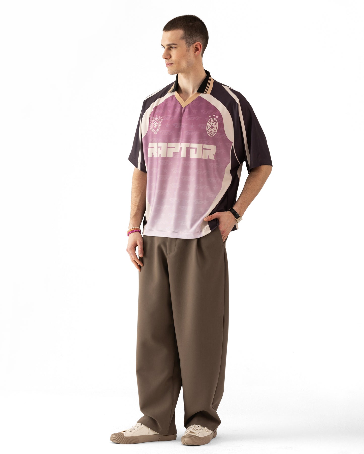 AMERICAN T-SHIRT RAPTOR PURPLE 8891