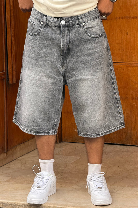 SKATER JORTS TORNADO STYLE (GREY)