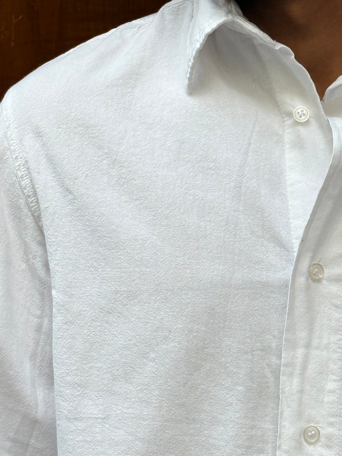 CHEMISE LIN J&J WHITE Y144