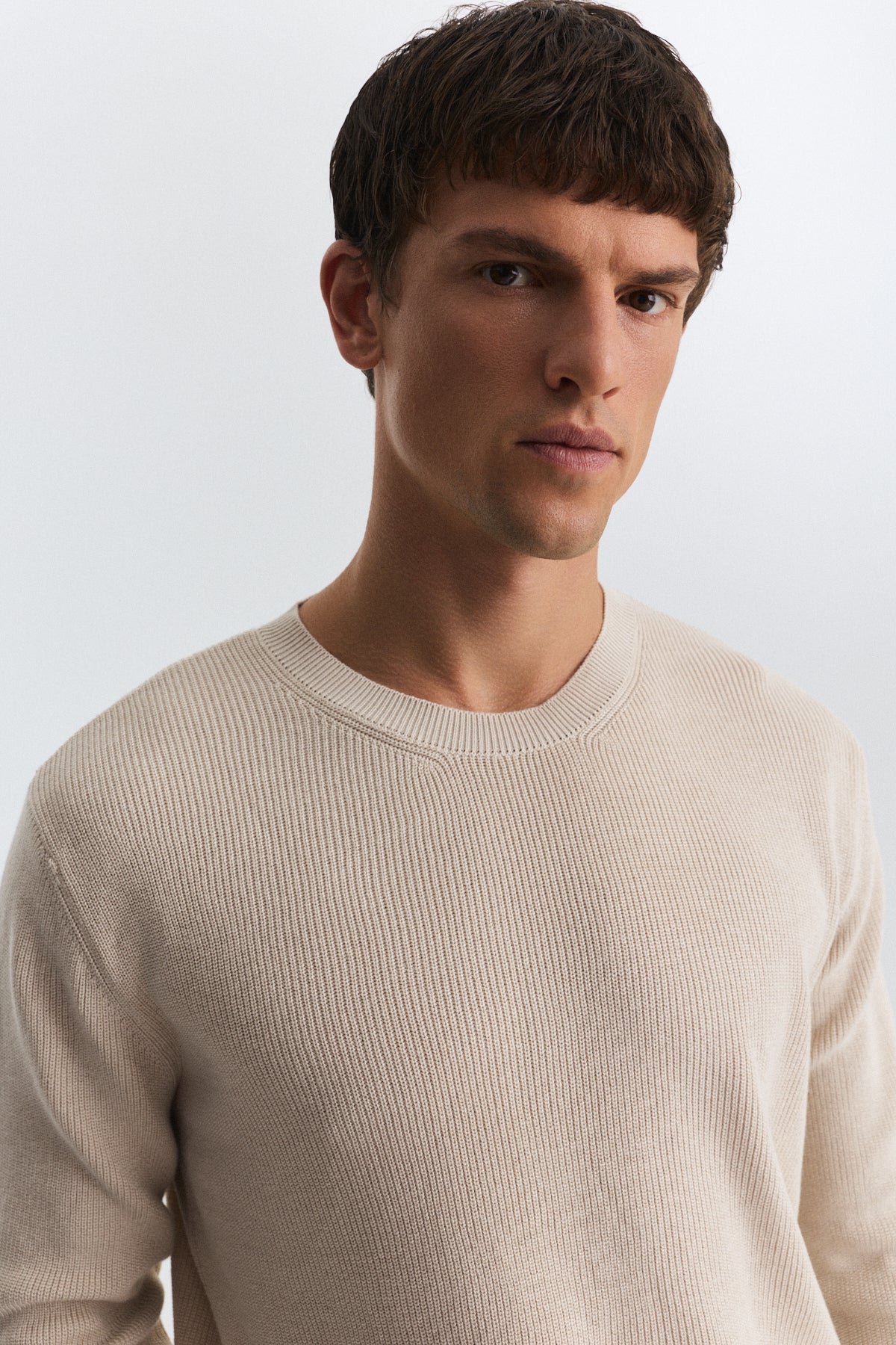 JUMPER BASIC ECRU A25Y3153 ANT