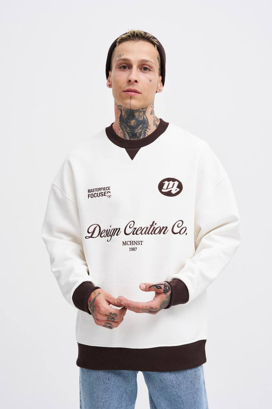 SWEATSHIRT MASTERPIECE WHITE M3522