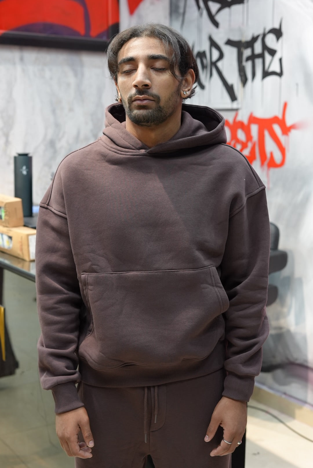 ENSEMBLE SWEATPANTS BROWN 9435