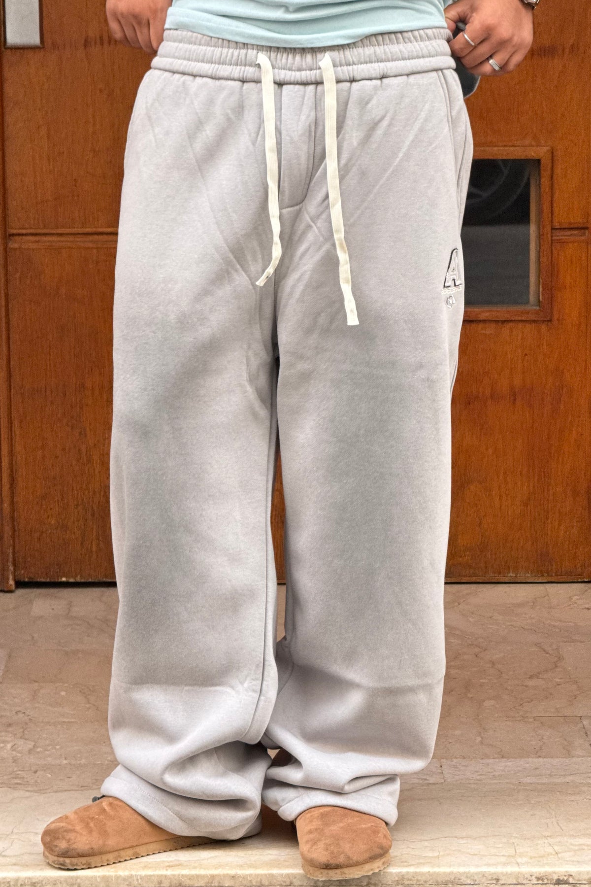 SWEATPANTS WHITE WASHED CN