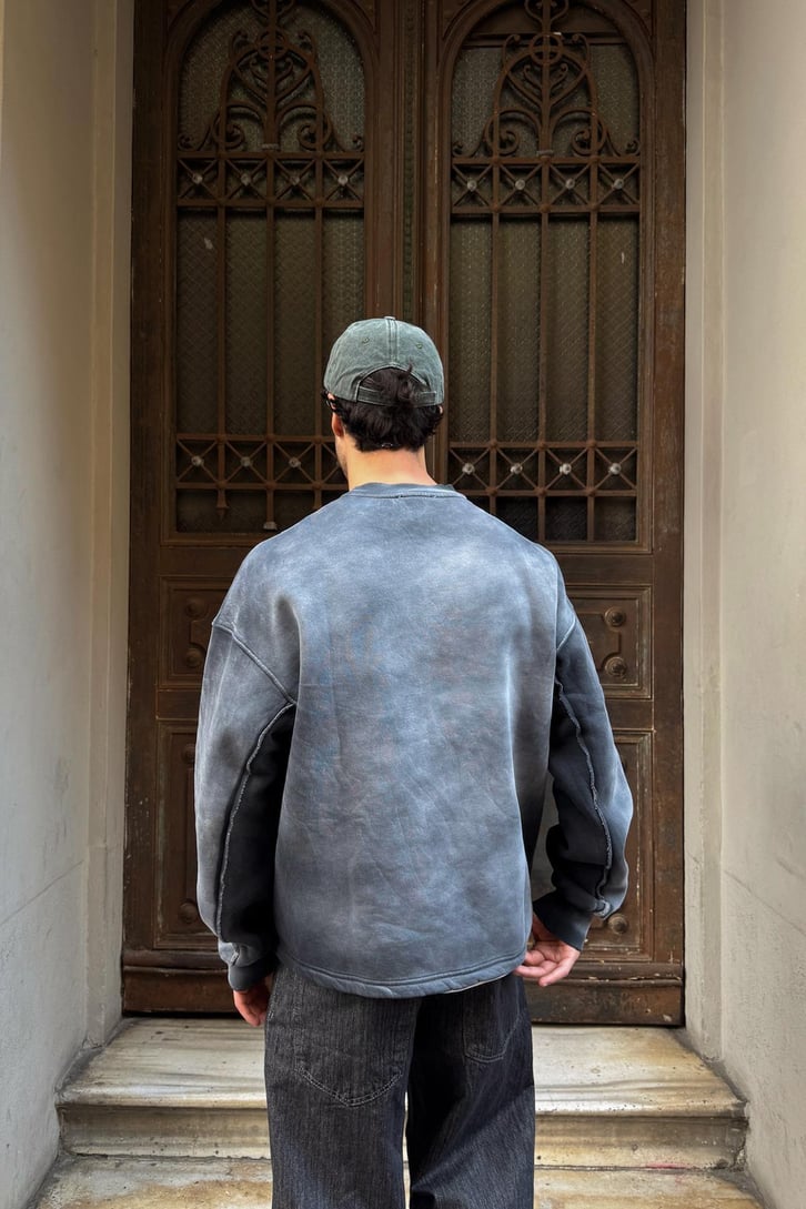 SWEATSHIRT BASIC BLACK E71-98